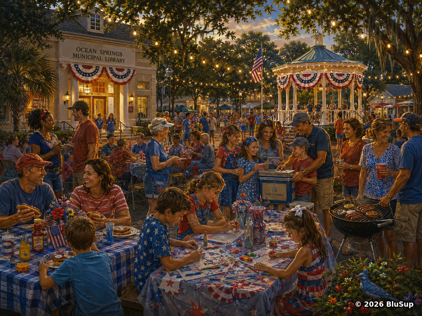 Ocean Springs 250 Block Party — BluSup 250 visual