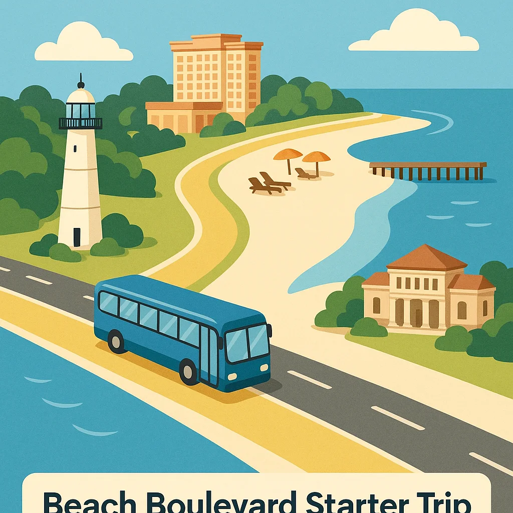 Beach Boulevard Starter Trip Bluoxi trip guide image