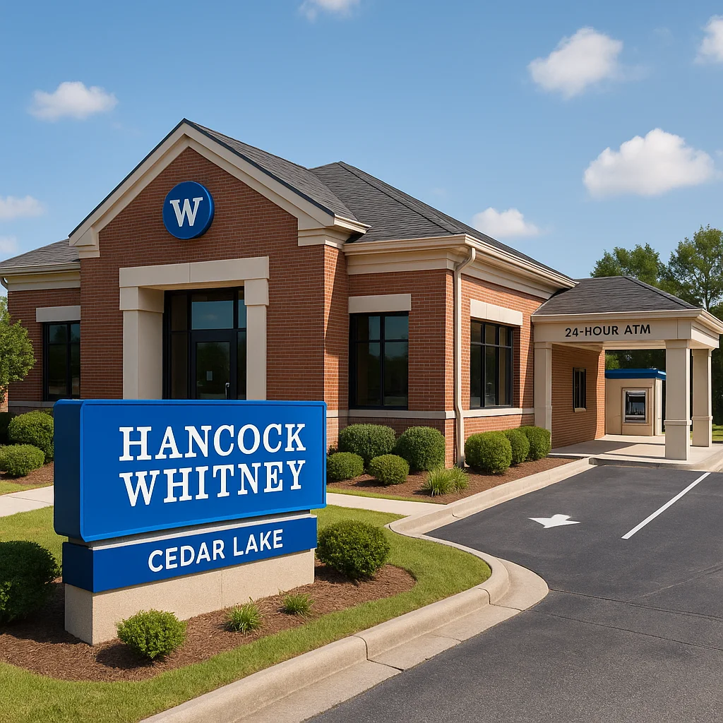 Hancock Whitney Bank - Cedar Lake Bluoxi listing image