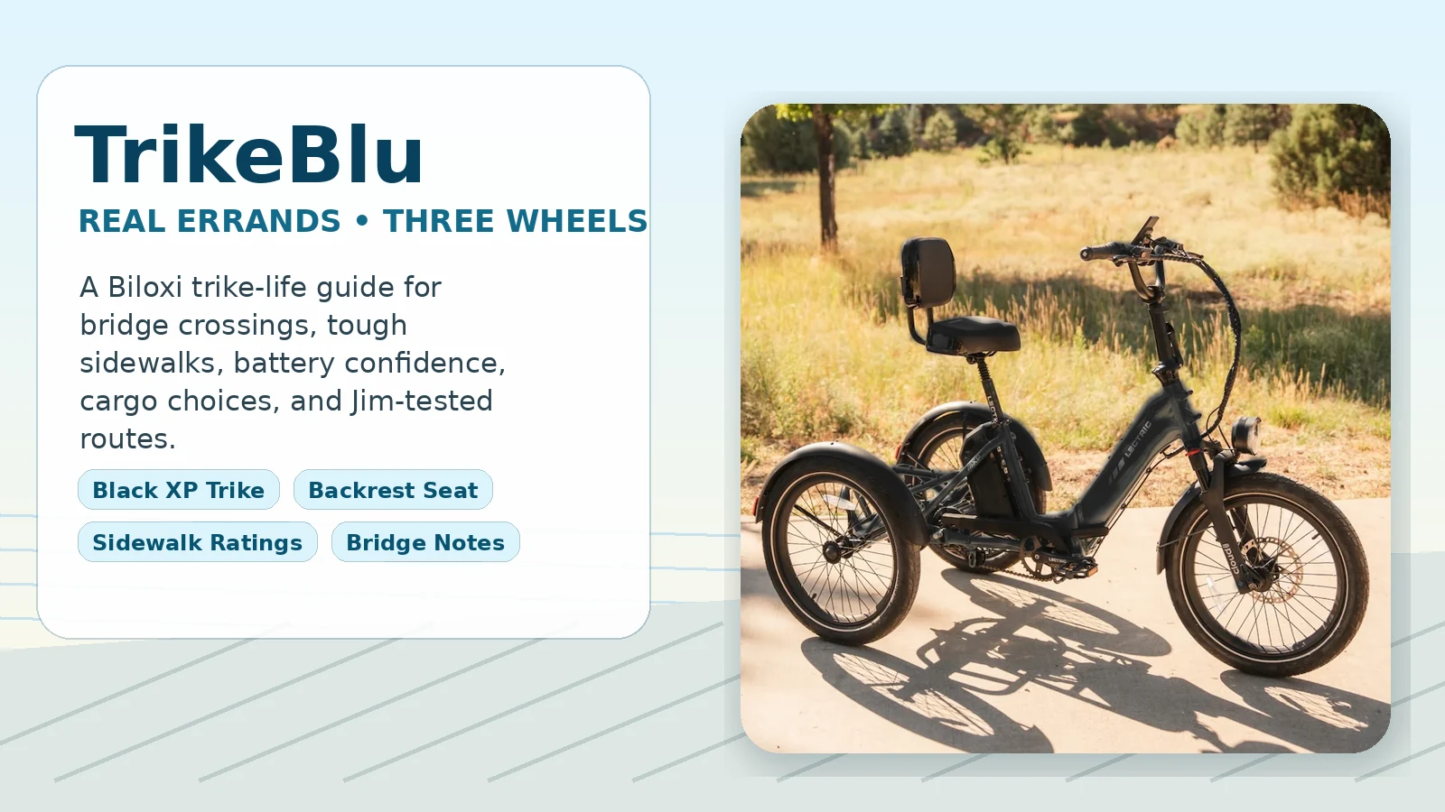 TrikeBlu Biloxi trike-life guide artwork