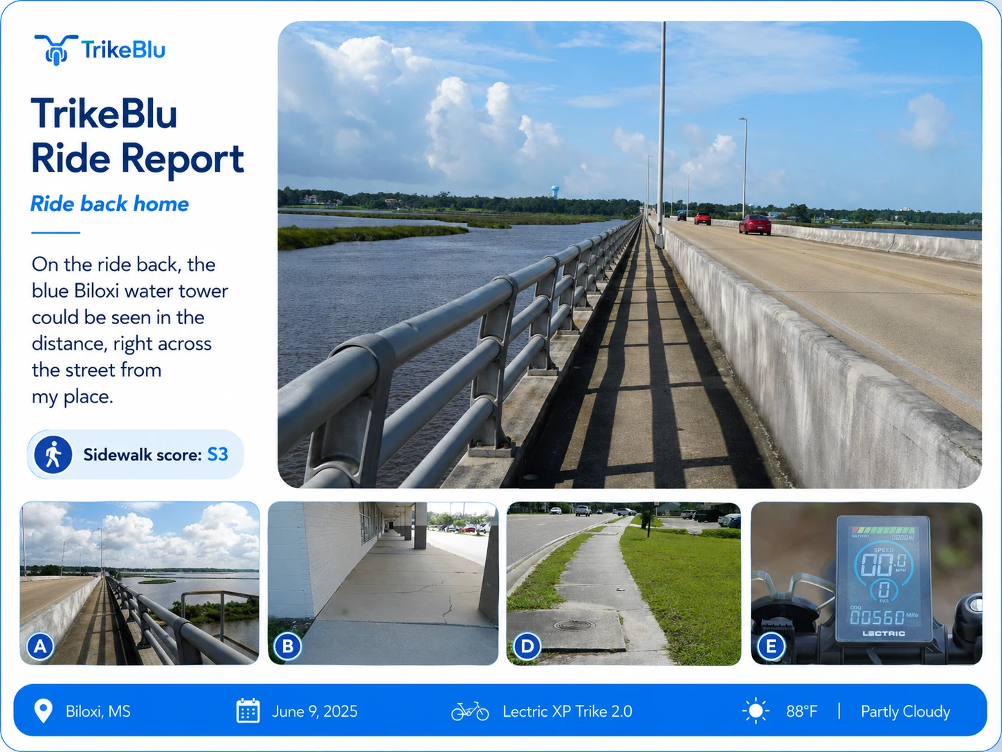 Trikeblu Ride Report Biloxi Journey
